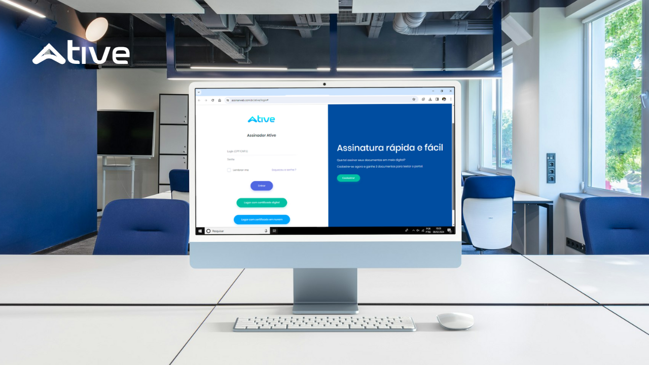 Ative lança assinador digital com teste grátis